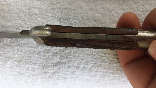 Help on rough price... Bayonet small blade by A.w jr solingen ...