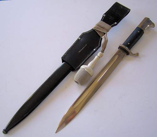 Hans Prem - Amberg K98 dress bayonet by W. Höller of Solingen