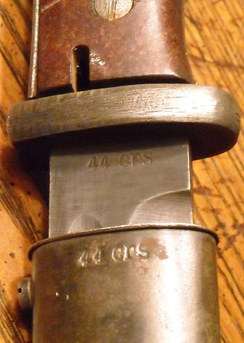 Late 44 crs ( Paul Weyersburg) k98 bayonet