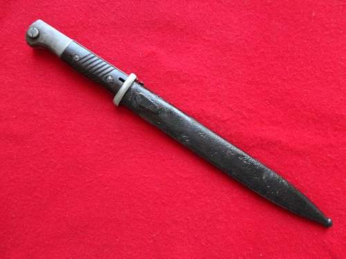 Bayonet for K 98 rifle &quot;42asw&quot; mismatch