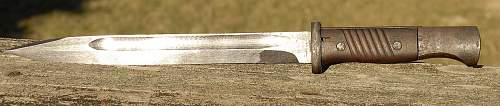 44 ASW Bayonet w/ Riveted Grips, Rare?