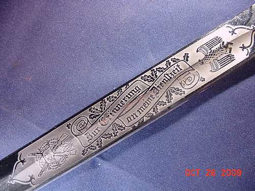 Single etched eickhorn long  bayonet ..opinions??