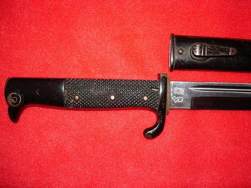 Black finished WKC bayonet