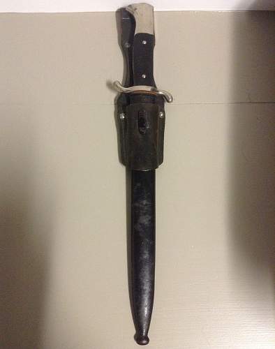 K98 bayonet...pawn shop find