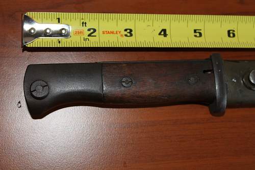 K98 Mauser Bayonet 1942 Please help to ID