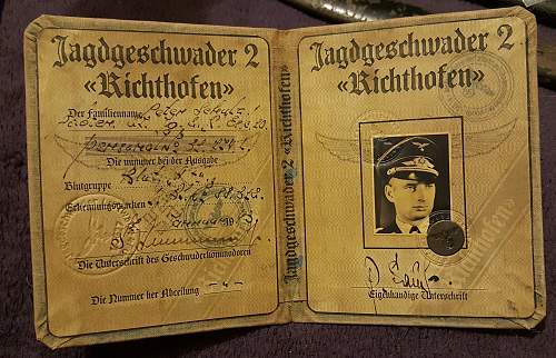 Luftwaffe - Jagdgeschwader 2 Pilot ID