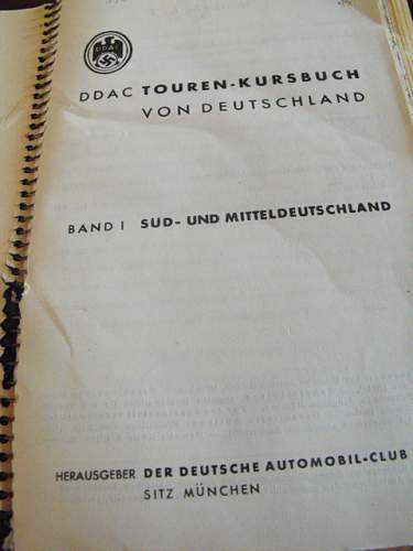 DDAC touren-Kurs-Buch 1938