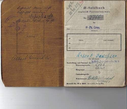 Two SS Soldbuch - What is inside?
