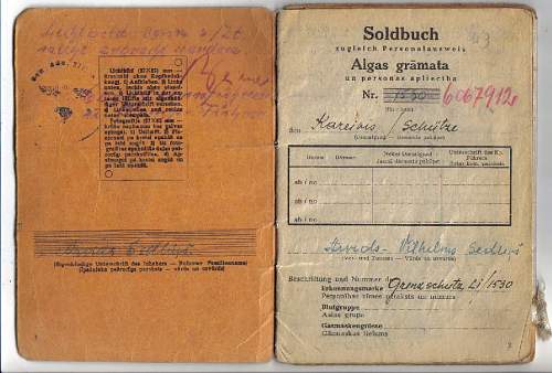 Two SS Soldbuch - What is inside?