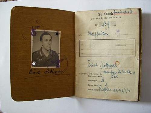 Wehrmacht Soldbuch