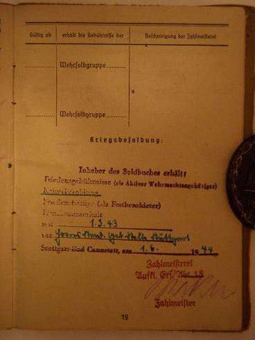 Wehrmacht Soldbuch