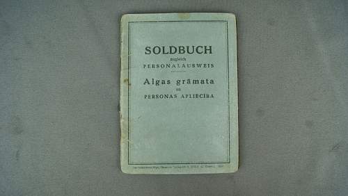 ss soldbuch Latvia