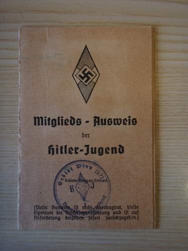 Various 3rd Reich paper items.