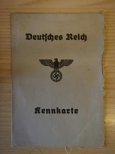 Various 3rd Reich paper items.