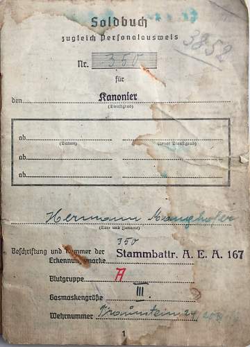 Soldbuch - Help with translation