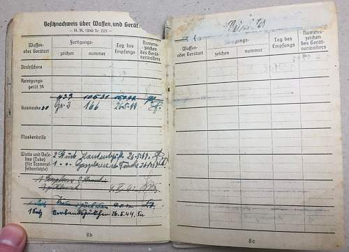 Help with some Soldbuch entries to Obergefreiter Ludwig Burgstaller