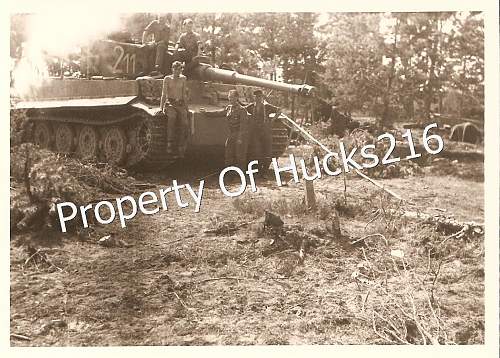 Tiger &amp; King Tiger Tank Commander Grouping - Paperwork &amp; Photos