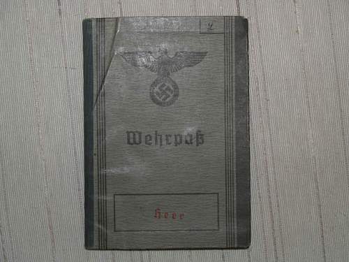 Militar Pass &amp; Wehrpass