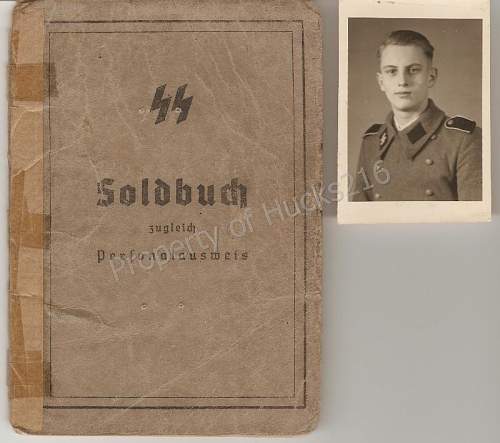 SS-Flak-Abt 'Nord' Soldbuch