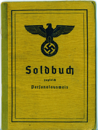 Soldbuch to a Waffen SS Flak gunner