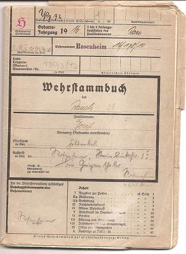 Big grouping for Feldwebel ( Soldbuch, Wehrstammbuch, licence and more )