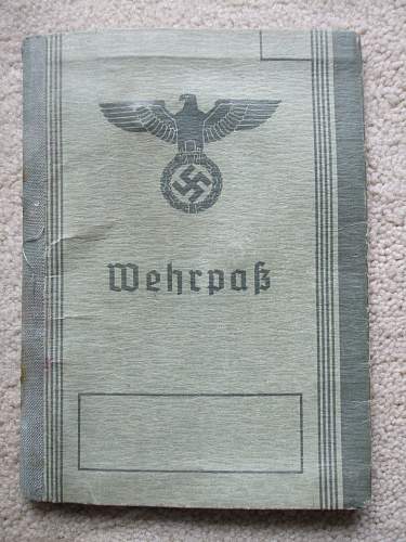 Stalingrad Wehrpass
