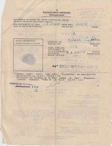 A recent purchase of Gefr Muller Soldbuch and award docs