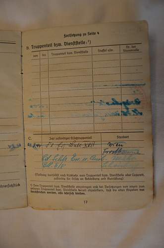 Luftwaffe Soldbuch Help with Name