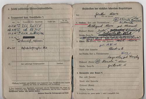 Luftwaffe Soldbuch - with a difference.