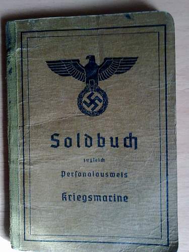 kriegsmarine soldbuch