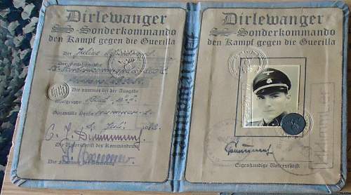 SS Sonderkommando booklet ...real or fake ??