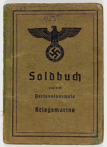 7th Flotilla U-boat Soldbuch