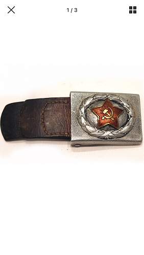 German buckle captured