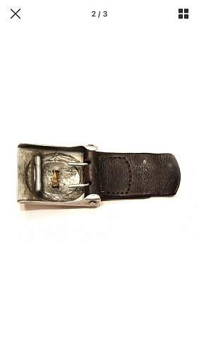 German buckle captured