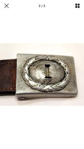 German buckle captured