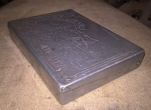 Soviet Navy Cigarette Case, Leningrad 1944