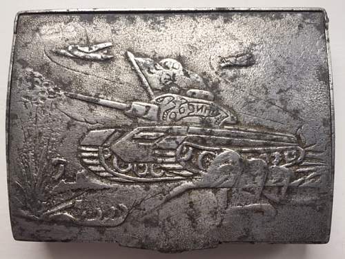 Soviet Trench Art Cigarette cases