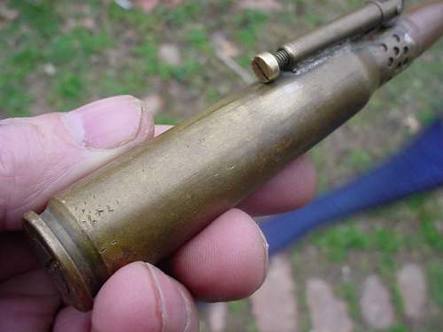 2 50 cal trench art lighters,info needed