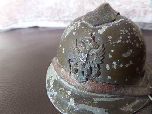 Interesting Russian helmet Ink well