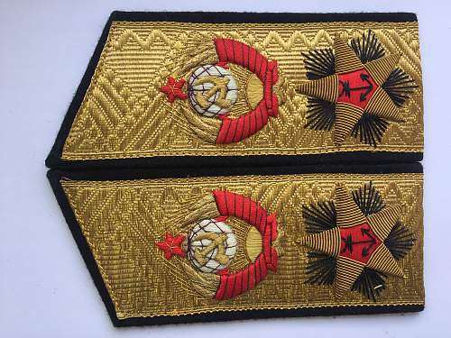 What do you think about these soviet marshal shoulder border? it's copy or original?