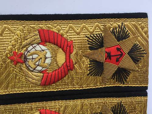 What do you think about these soviet marshal shoulder border? it's copy or original?
