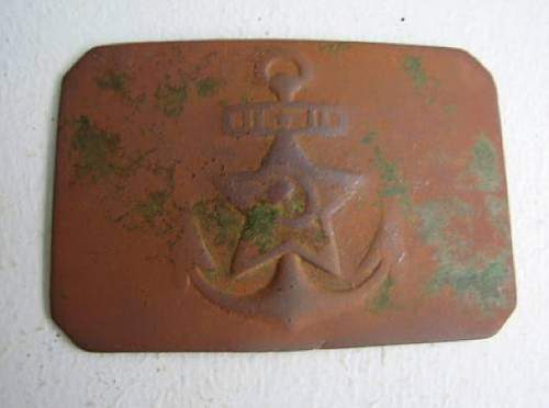 Wartime Naval Infantry Belt Buckle