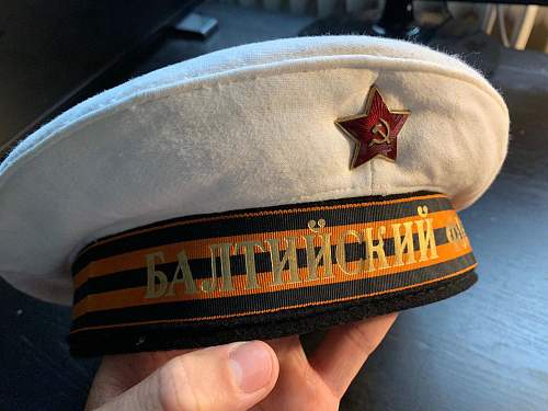 Soviet Navy Summer beskozirka dated 1966