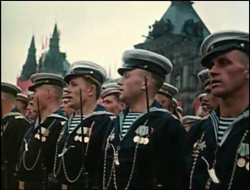 Soviet Navy 1945 Parade Chest Cords