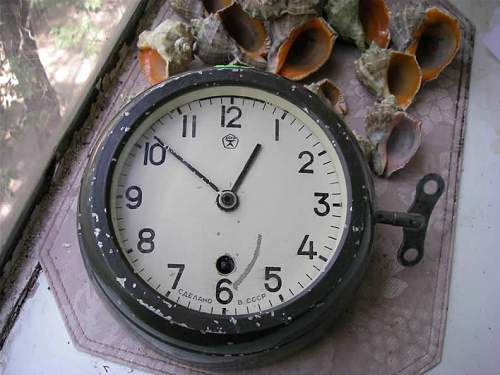 Soviet CCCP ship clock