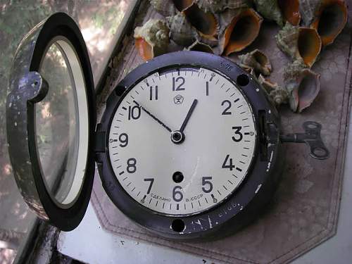 Soviet CCCP ship clock