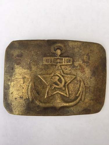 Wartime Navy Buckle