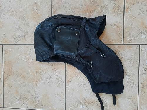 Leather soviet pilot cap?