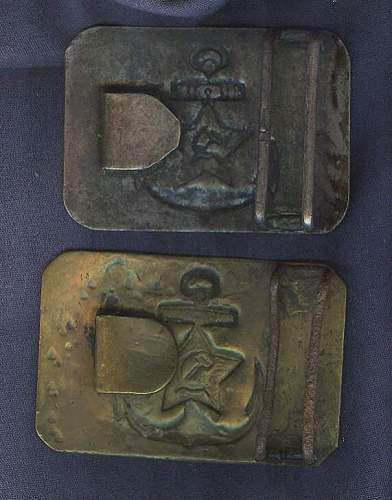 Wartime Naval Infantry Belt Buckle