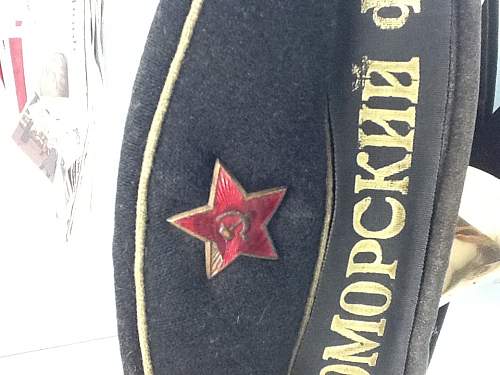 60's soviet navy hat?